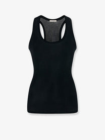 The Row Women's Cendrea Cotton Tank Top Black