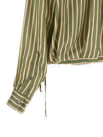 Dries Van Noten Cenever Bis Shirt Green