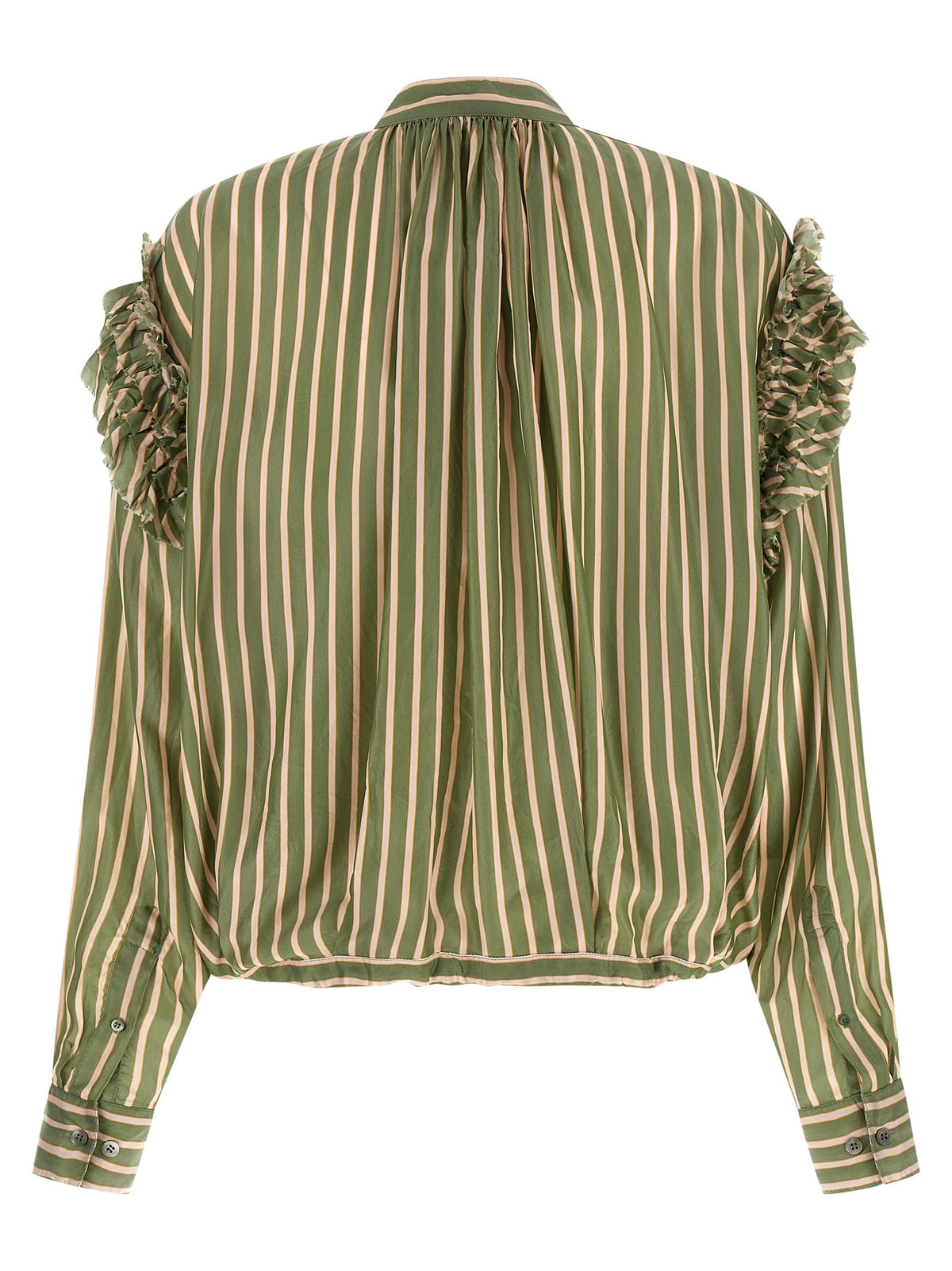 Dries Van Noten Cenever Bis Shirt Green