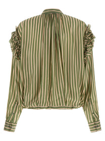 Dries Van Noten Cenever Bis Shirt Green