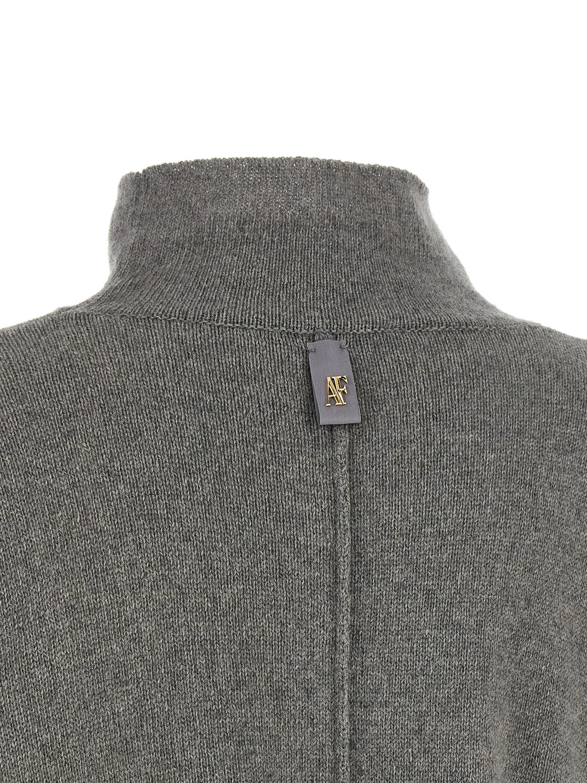 Alberta Ferretti Central Stitching Sweater Grey, view 5