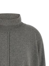 Alberta Ferretti Central Stitching Sweater Grey