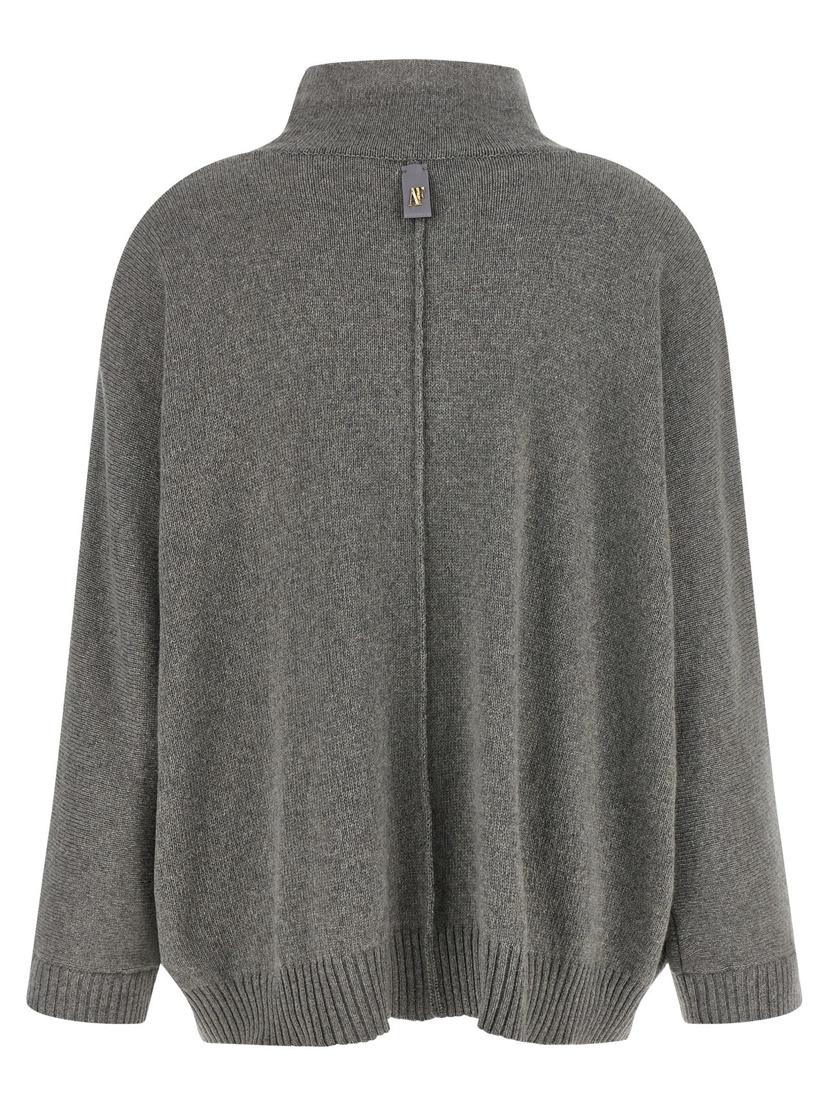 Alberta Ferretti Central Stitching Sweater Grey, view 2