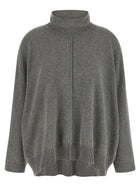 Alberta Ferretti Central Stitching Sweater Grey