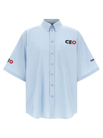 Balenciaga Ceo Uniform Shirt Blue