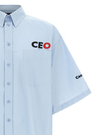 Balenciaga Ceo Uniform Shirt Blue