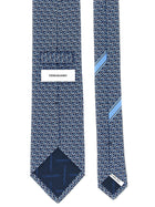 Ferragamo Cerchio Tie Blue, view 2