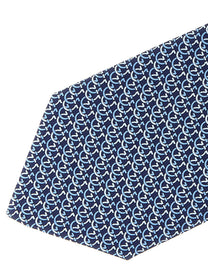 Ferragamo Cerchio Tie Blue