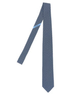 Ferragamo Cerchio Tie Blue