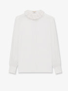 Saint Laurent Women's Certified Cotton Shirt White