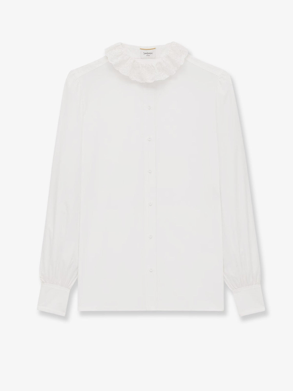 Saint Laurent Women's Certified Cotton Shirt White