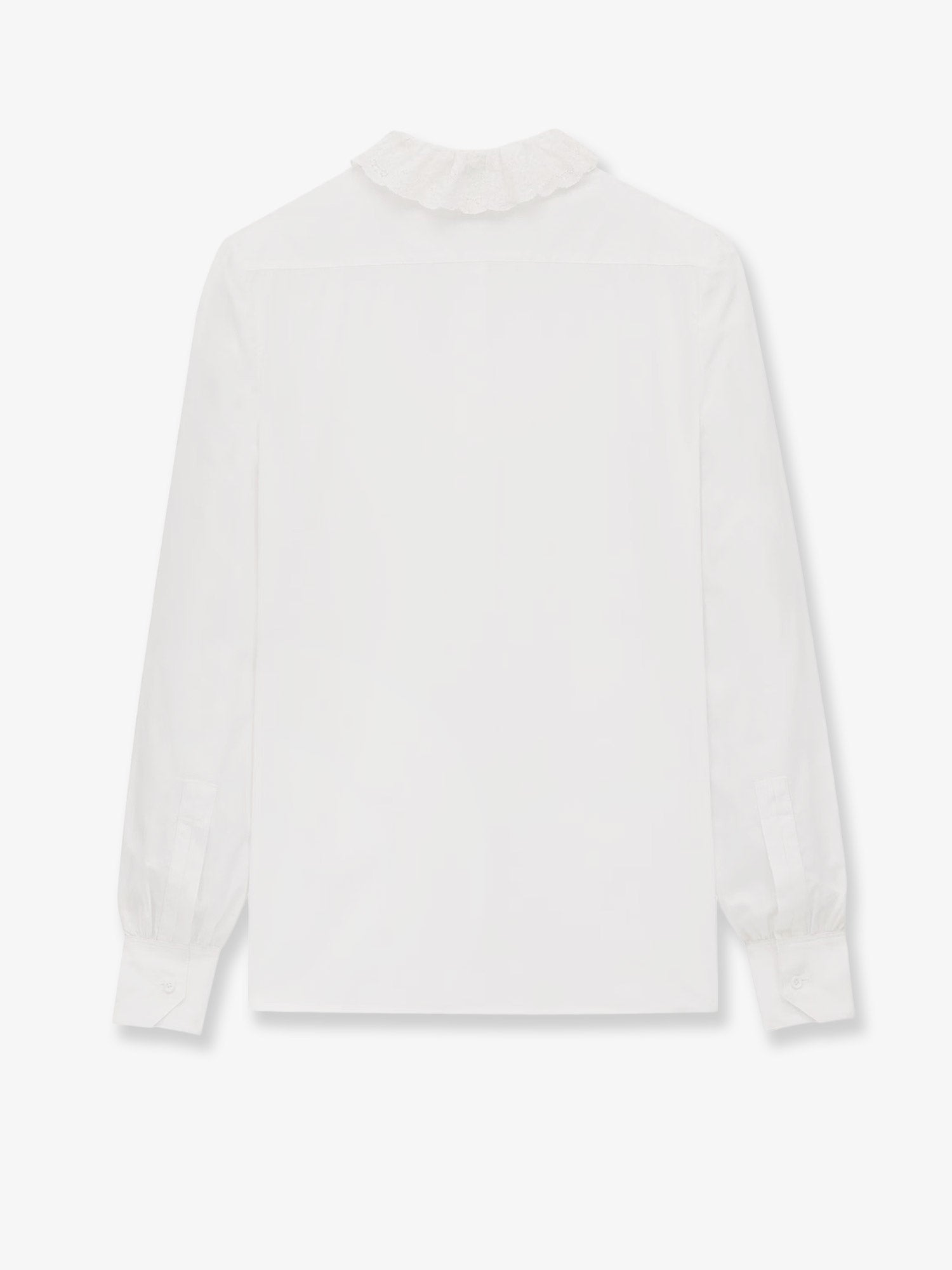 Saint Laurent Women's Certified Cotton Shirt White