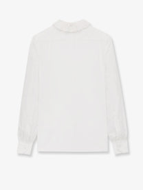 Saint Laurent Women's Certified Cotton Shirt White