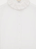 Saint Laurent Women's Certified Cotton Shirt White, view 3