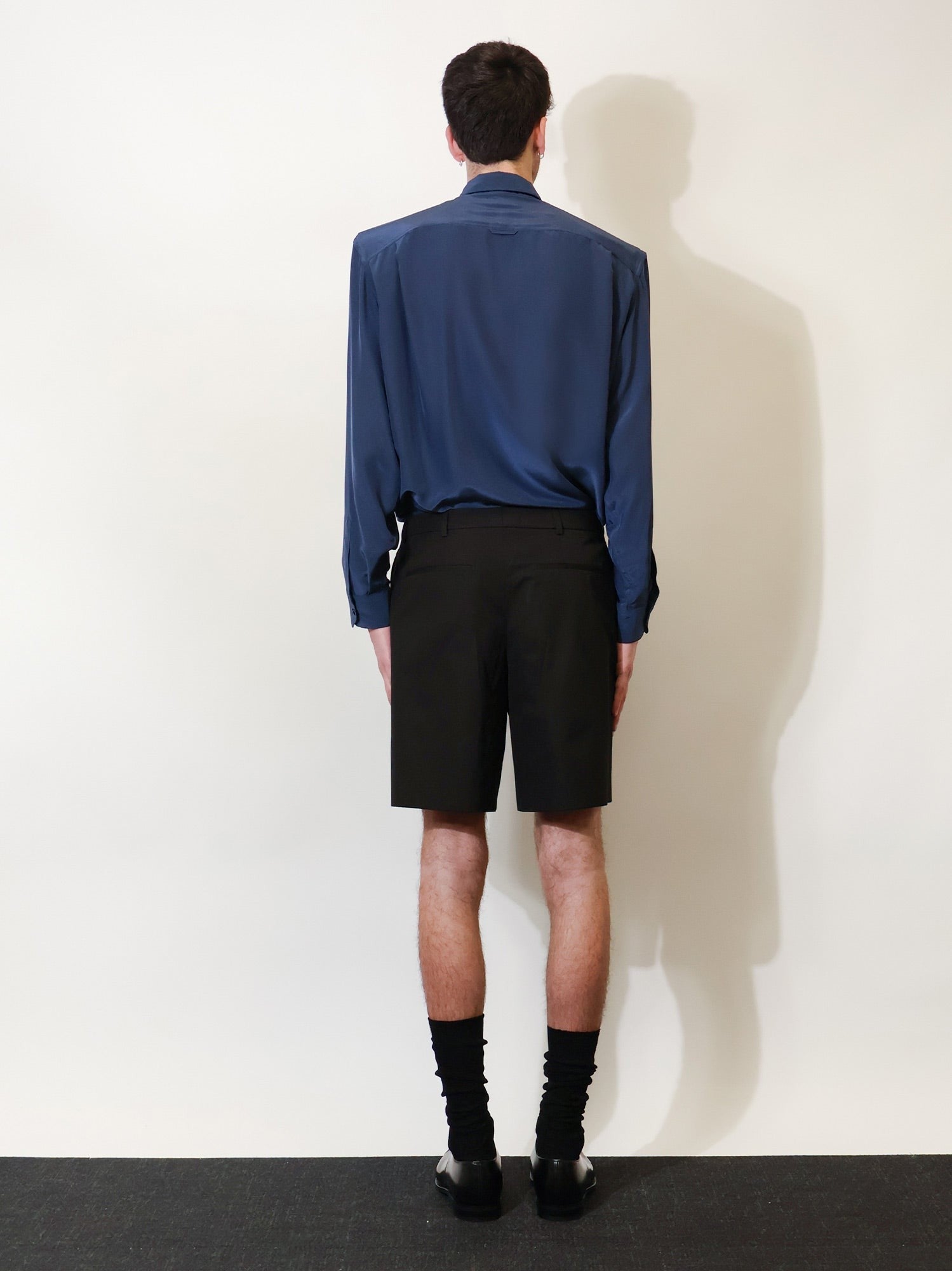 Saint Laurent Men's Certified Cotton Shorts Black