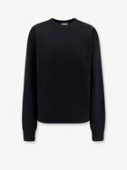 Saint Laurent Women's Certified Cotton Sweatshirt Black