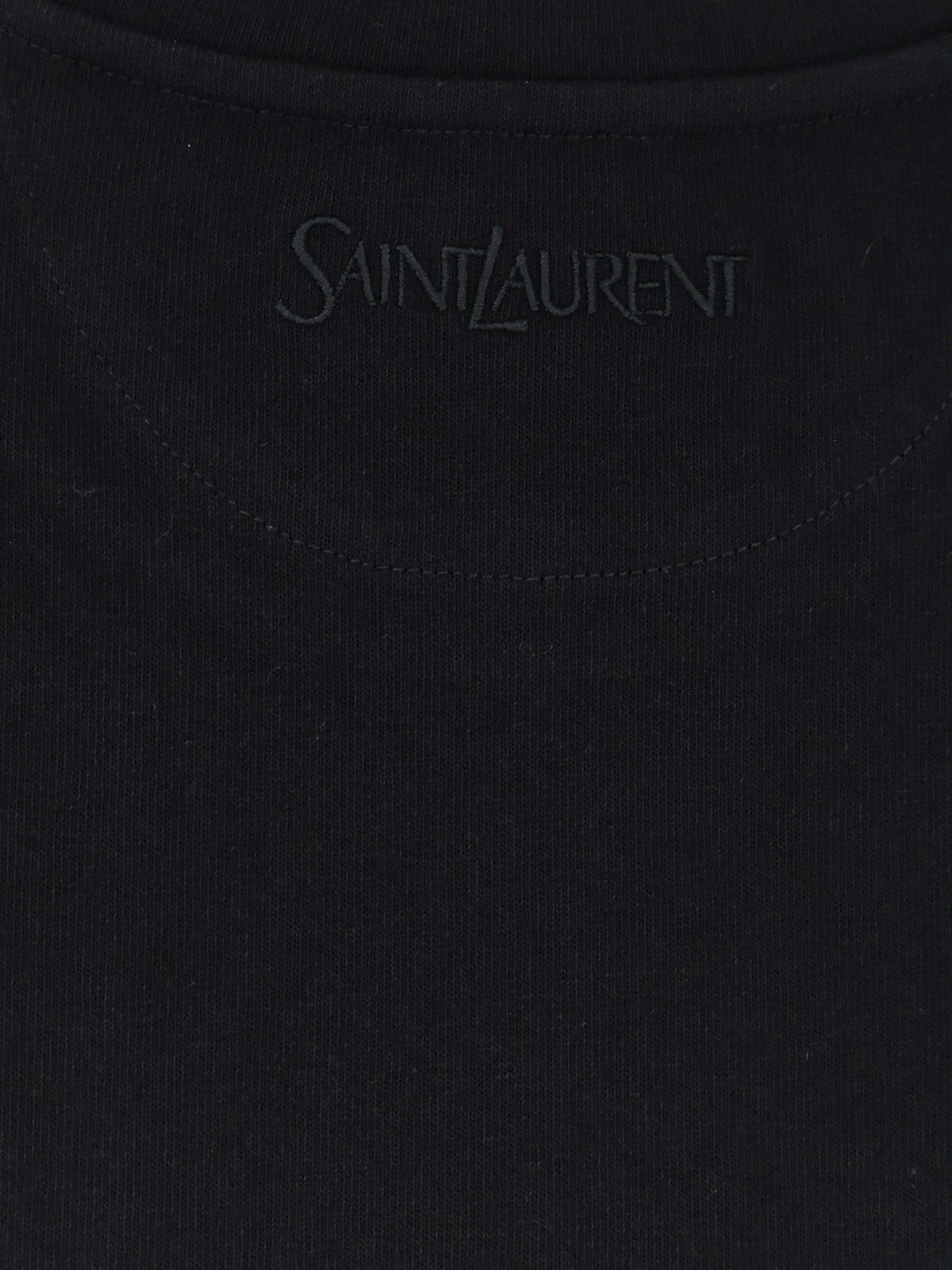 Saint Laurent Men's Certified Cotton Shirt Black, view 3