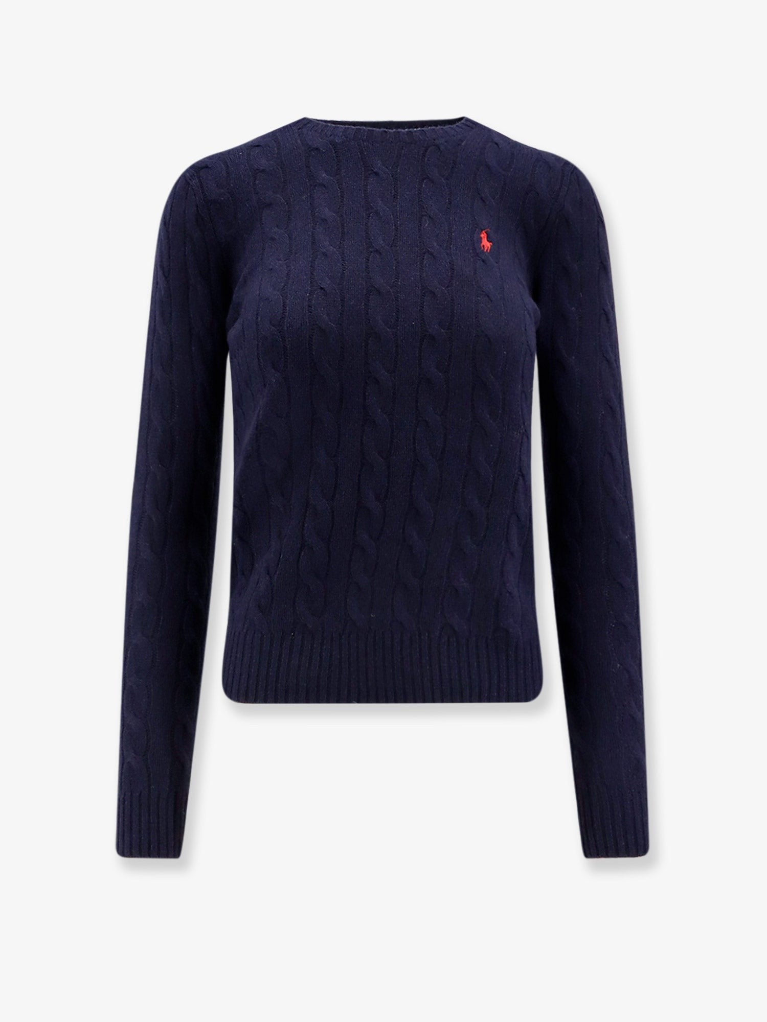 Polo Ralph Lauren Women's Certified Wool and Cashmere Sweater Blue