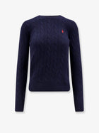 Polo Ralph Lauren Women's Certified Wool and Cashmere Sweater Blue