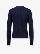Polo Ralph Lauren Women's Certified Wool and Cashmere Sweater Blue
