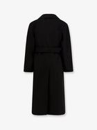 Saint Laurent Men's Certified Wool Coat Black