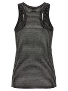 ISABEL MARANT Cevara Tank Top Silver, view 2