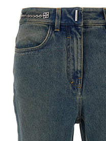 Givenchy Chain Jeans Blue