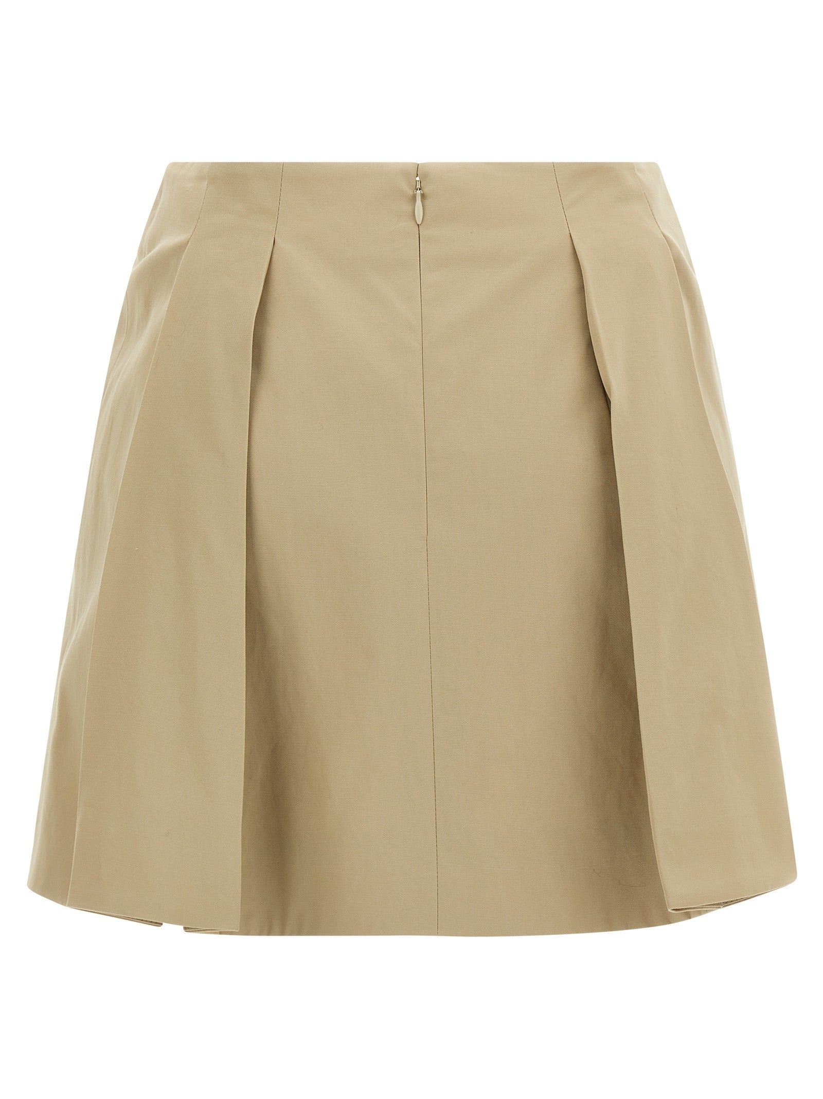 Balmain Chain Skirt Beige