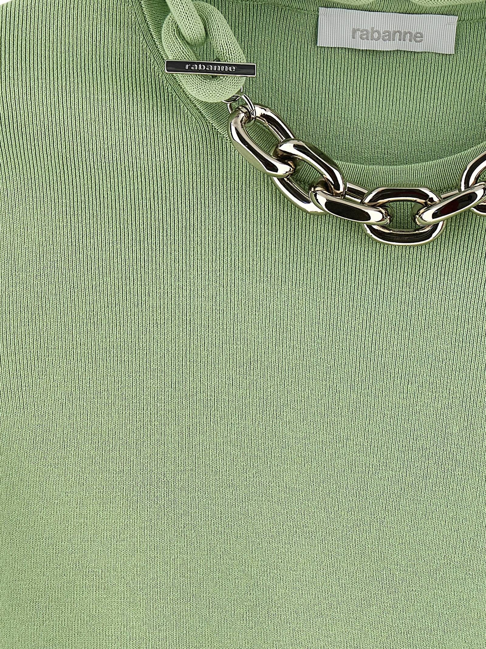 Rabanne Chain Shirt Green