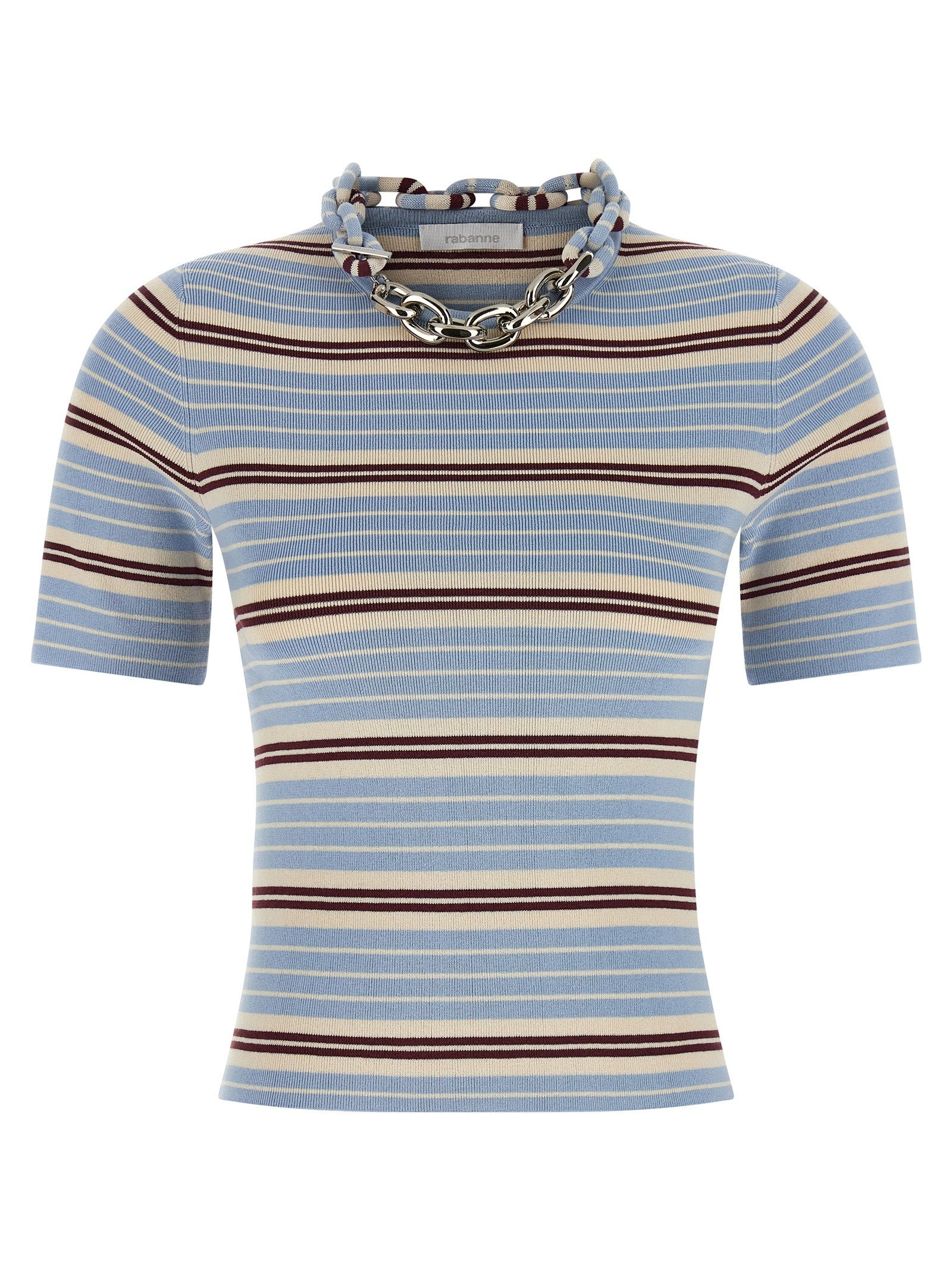 Rabanne Chain Shirt Blue
