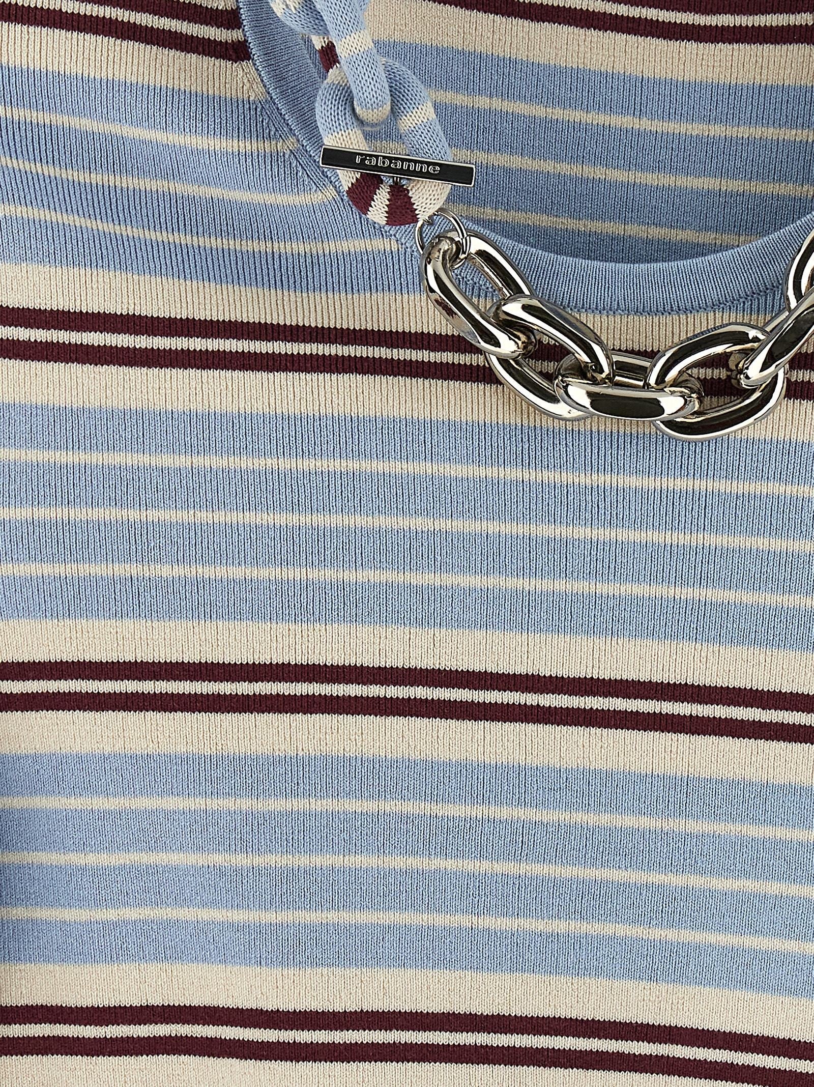 Rabanne Chain Shirt Blue