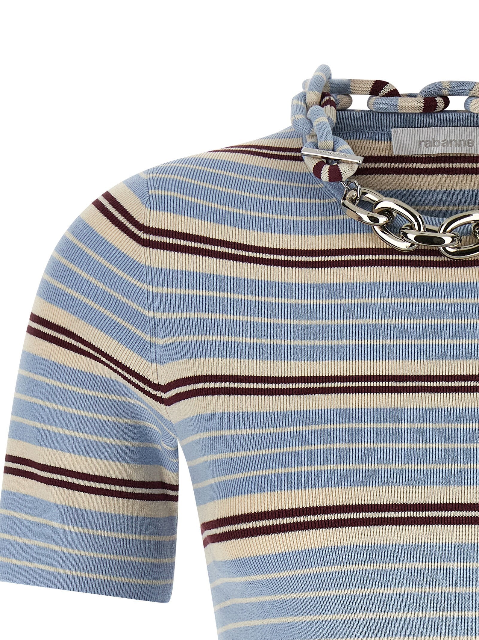 Rabanne Chain Shirt Blue