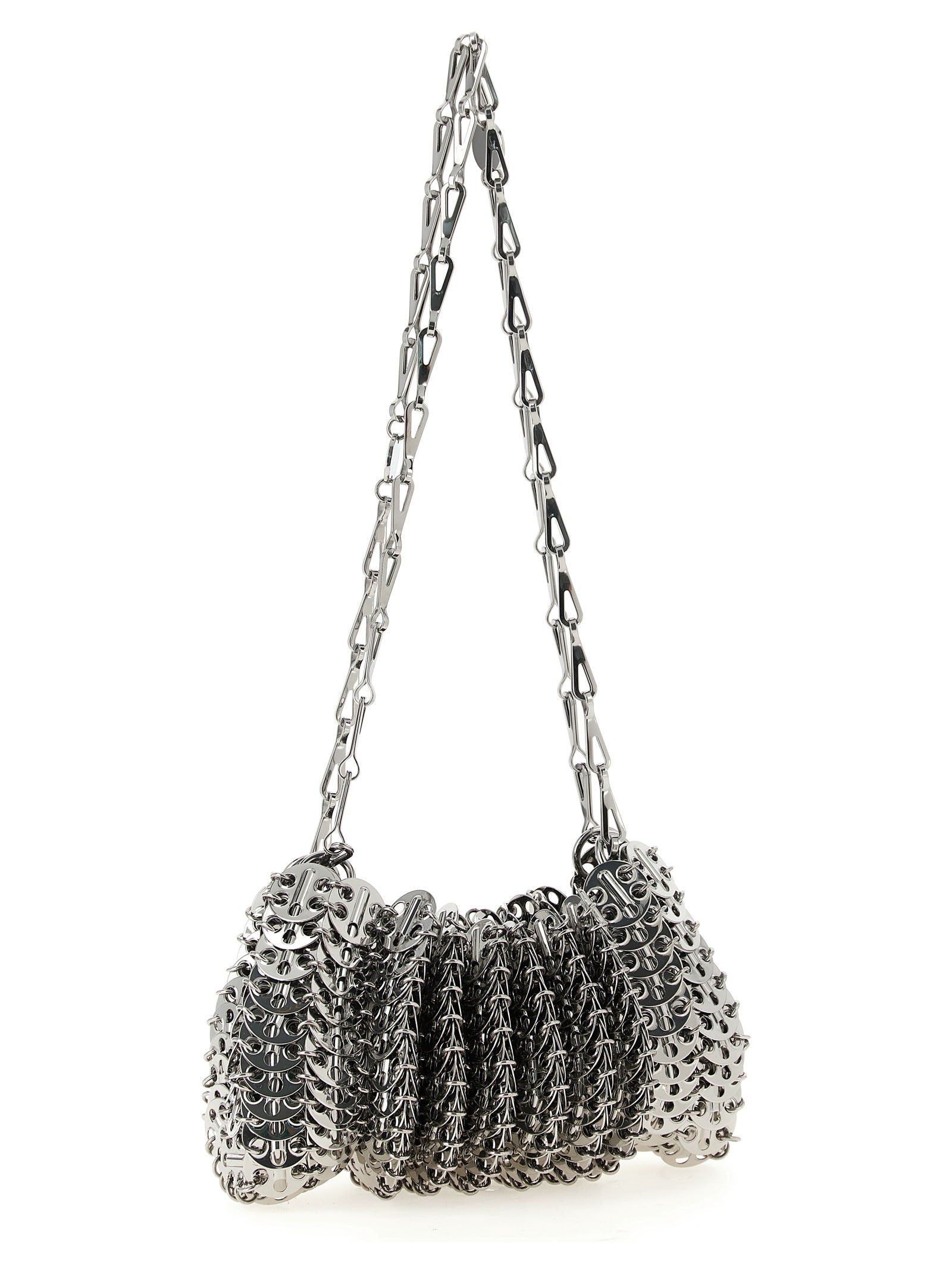 Rabanne Chainmail Shoulder Bag Silver
