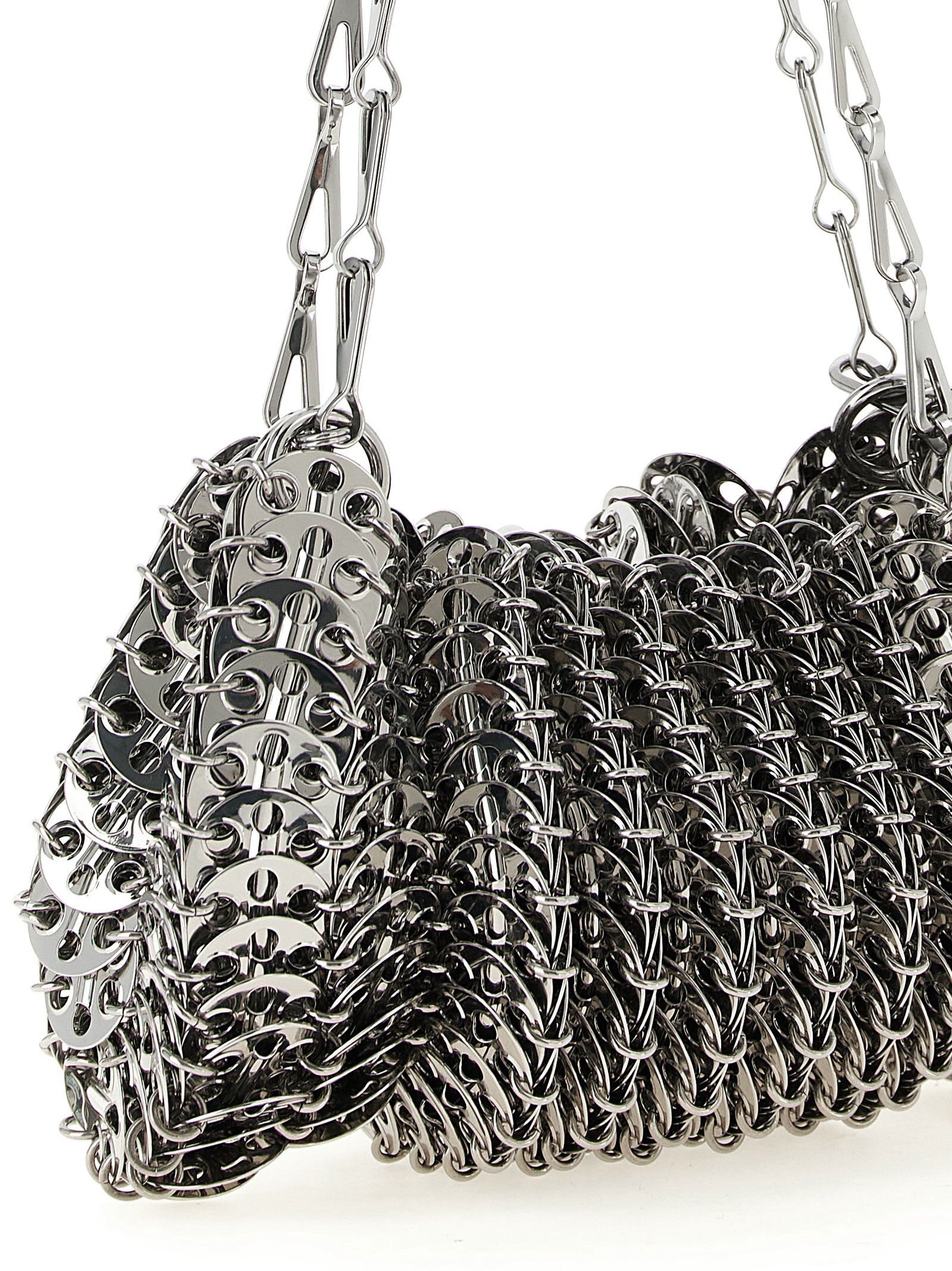 Rabanne Chainmail Shoulder Bag Silver