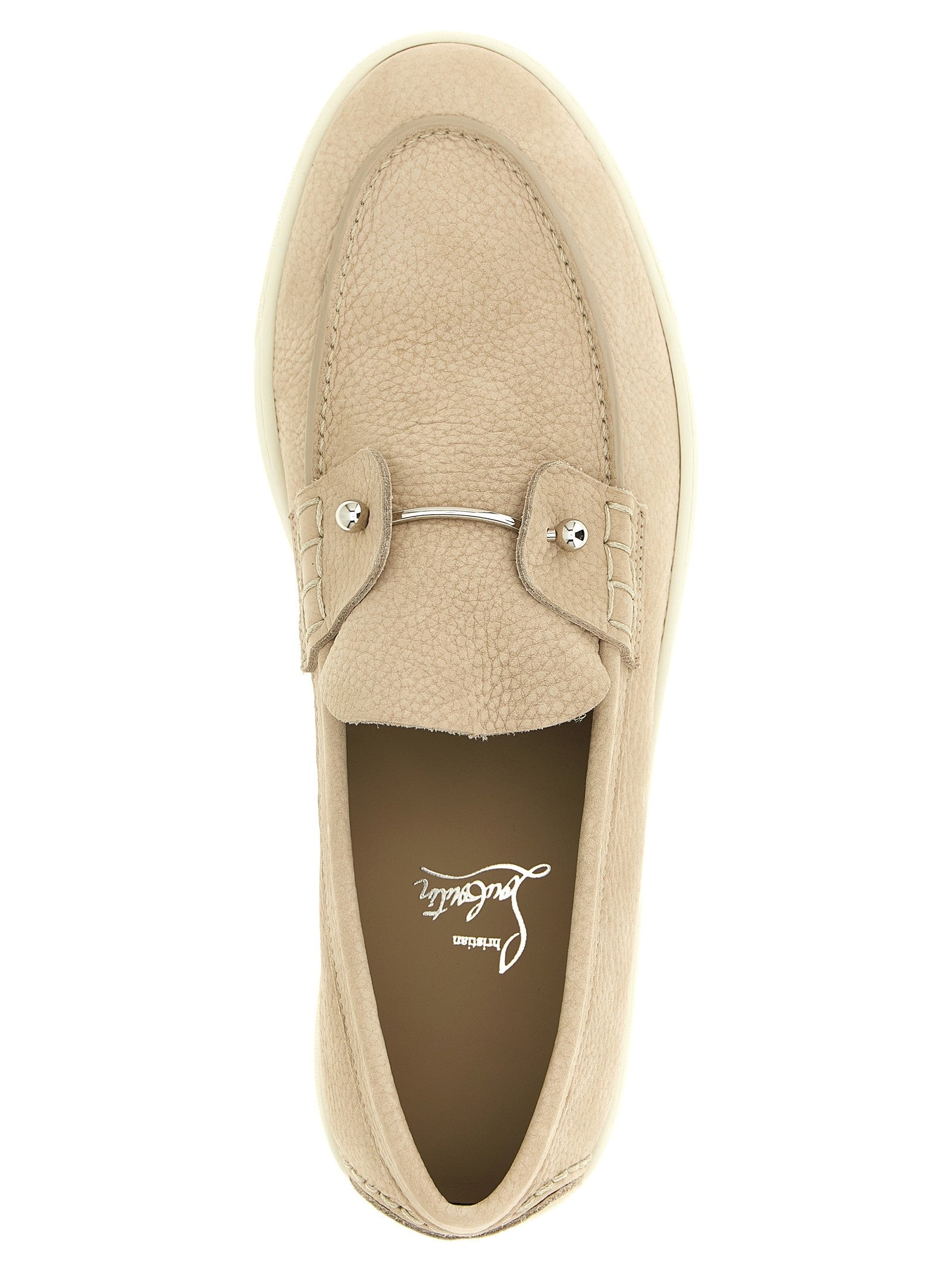 Christian Louboutin Chambeliboat Loafers Beige