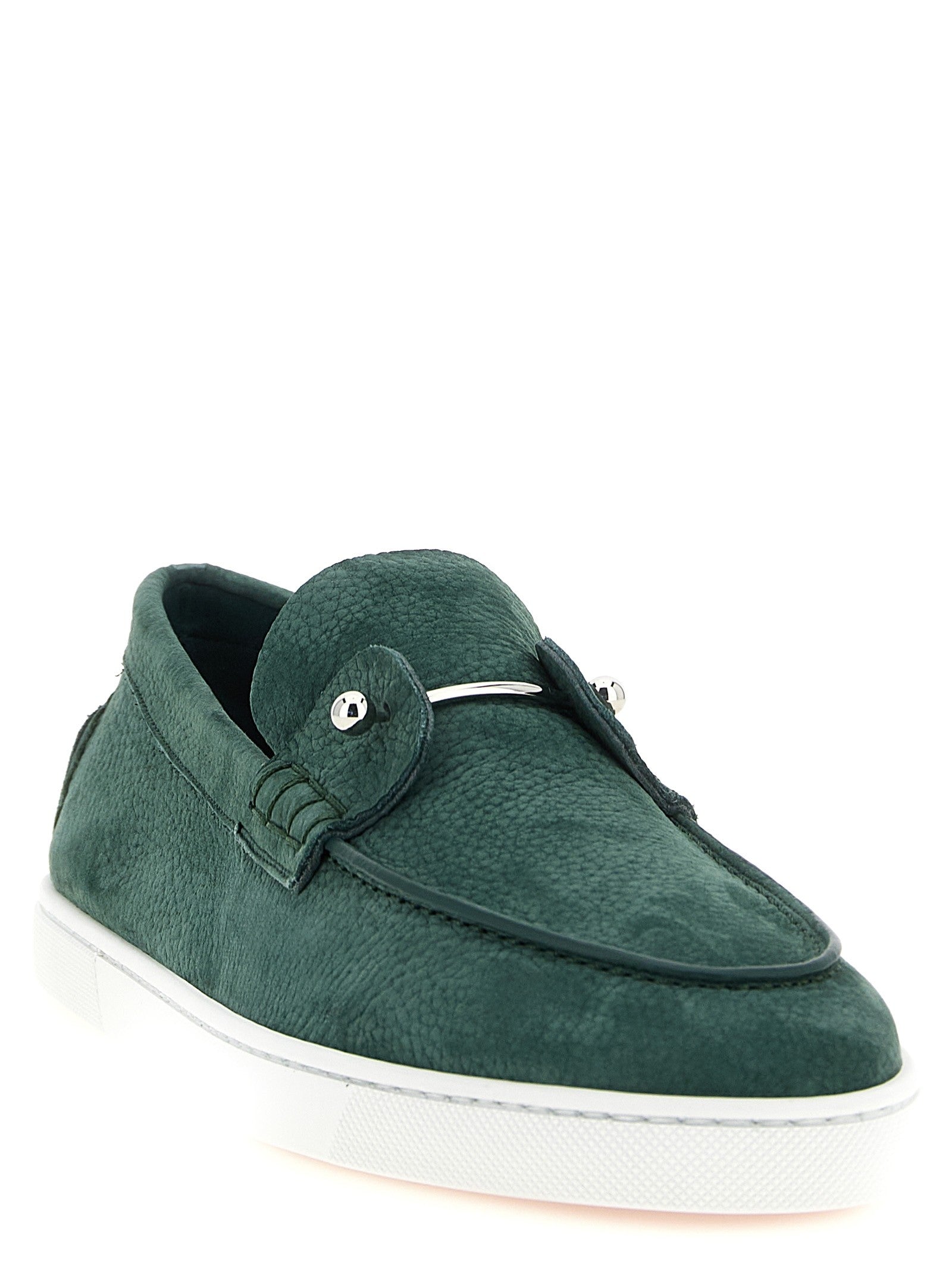 Christian Louboutin Chambeliboat Loafers Green