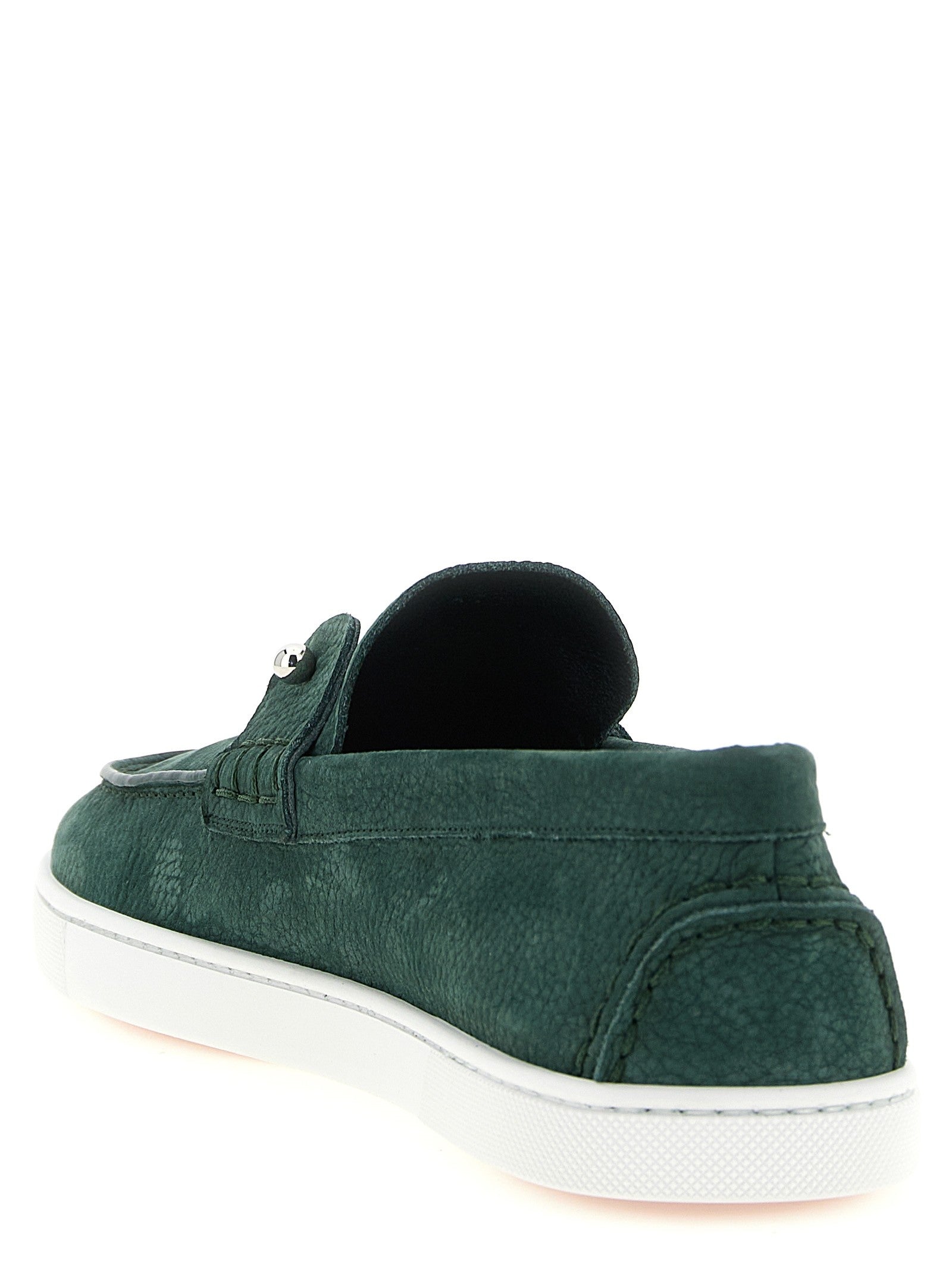 Christian Louboutin Chambeliboat Loafers Green