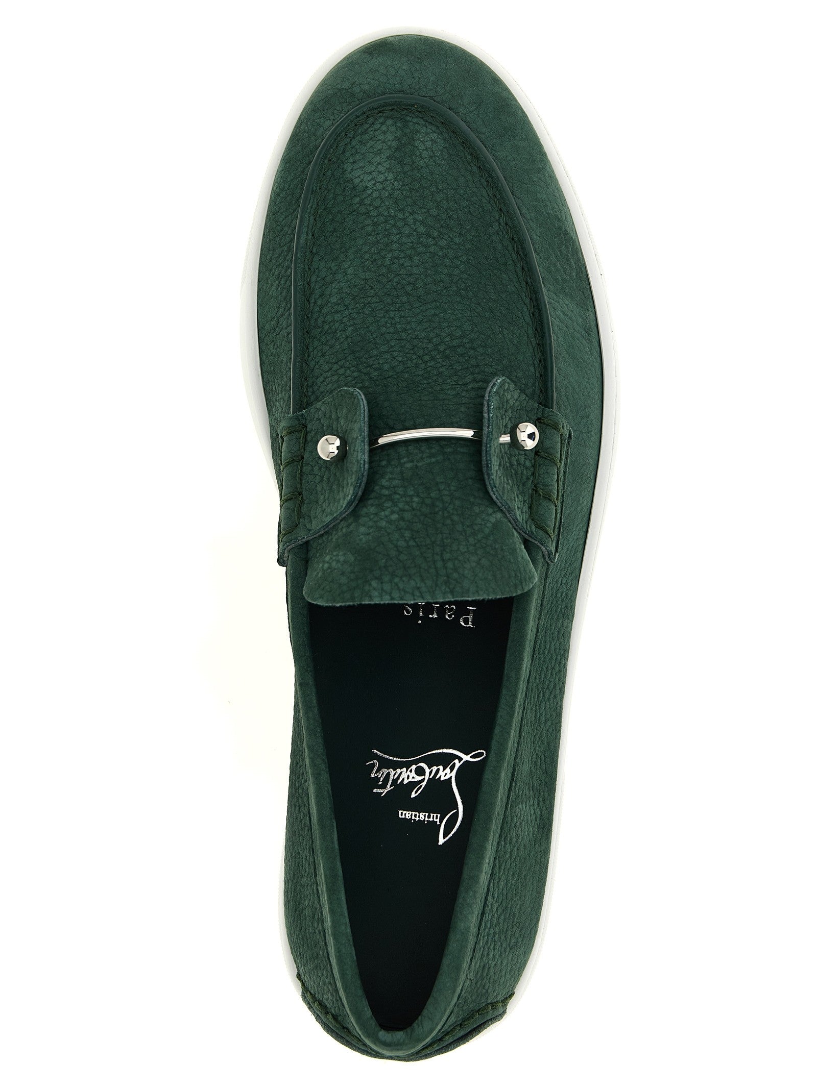 Christian Louboutin Chambeliboat Loafers Green