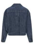 Fendi Women's Chambray Denim Jacket Blue, view 2