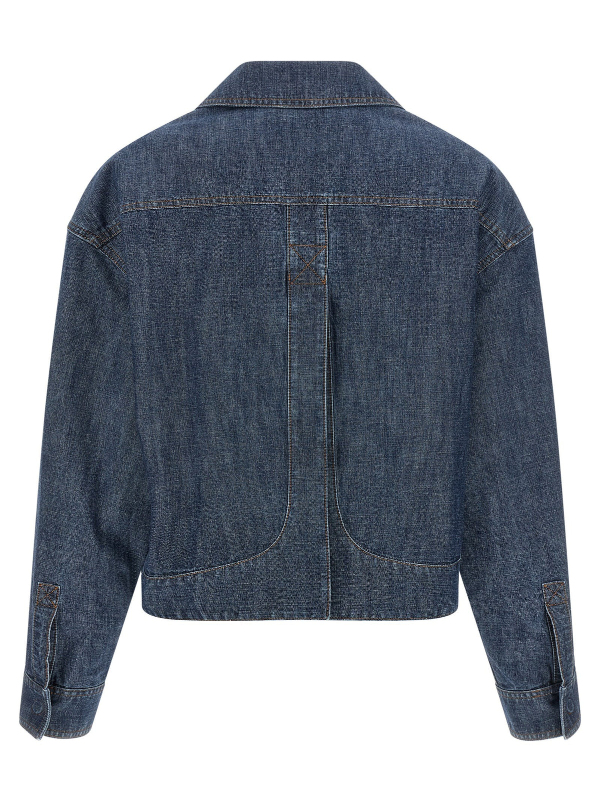 Fendi Women's Chambray Denim Jacket Blue, view 2
