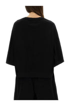 Champion X Rick Owens Women's Cropped Tommy Shirt Black, view 3