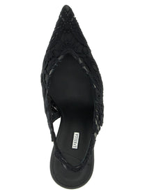 Le Silla Chantilly Slingback Black