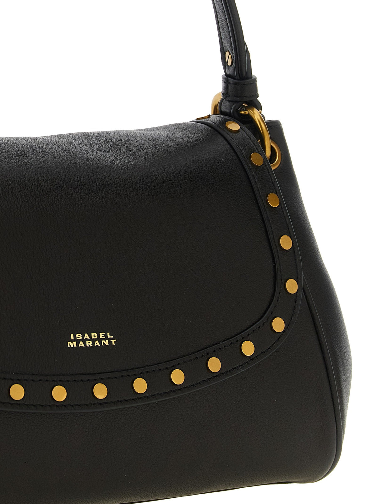 ISABEL MARANT Chany Shoulder Bag Black, view 3