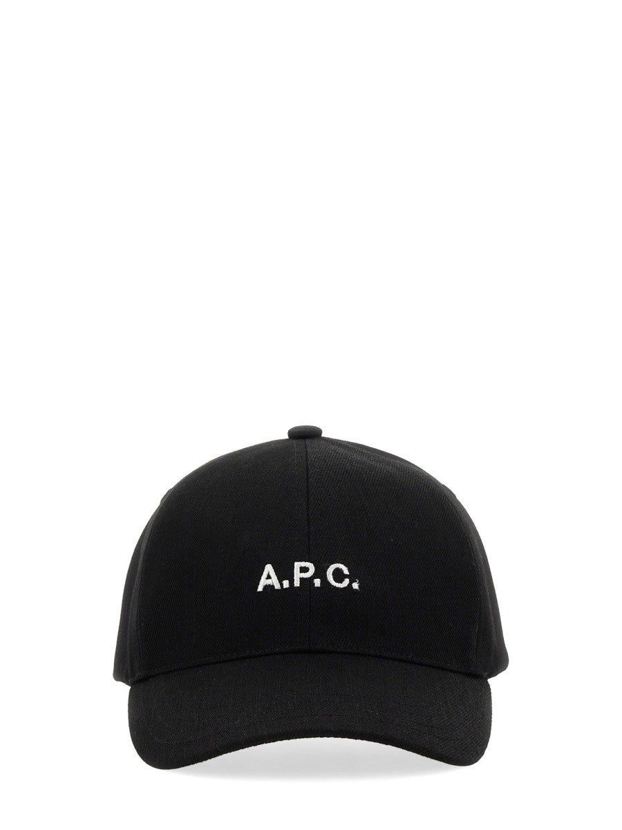 A.P.C Men's Charlie Baseball Hat Black