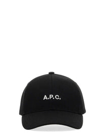 A.P.C Men's Charlie Baseball Hat Black