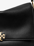 Tory Burch Women's Charlie Leather Shoulder Bag Black, view 3