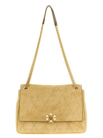 Tory Burch Charlie Medium Shoulder Bag Beige