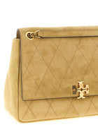 Tory Burch Charlie Medium Shoulder Bag Beige, view 3