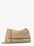 Tory Burch Women's Charlie Quilted Chain Wallet Shoulder Bag SoftCement