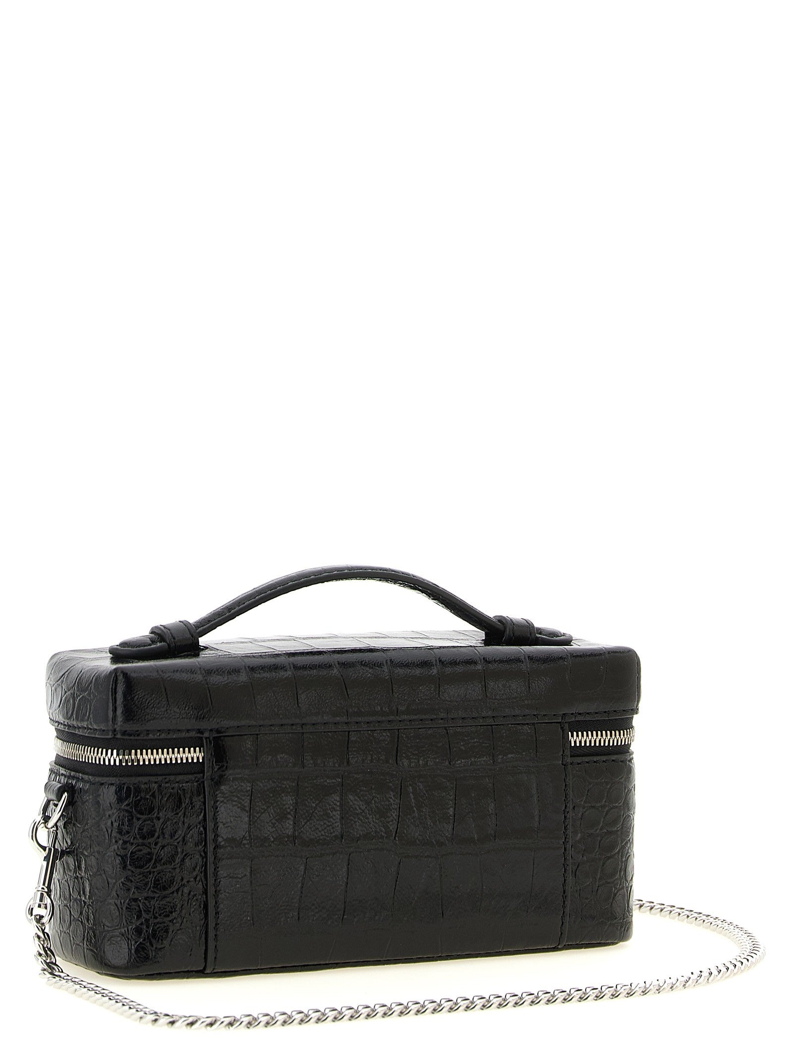 Tory Burch Charlie Vanity Case Crossbody Bag Black